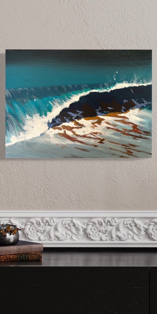 Barrel 1 ambientata - Opera di Ozzy Artist