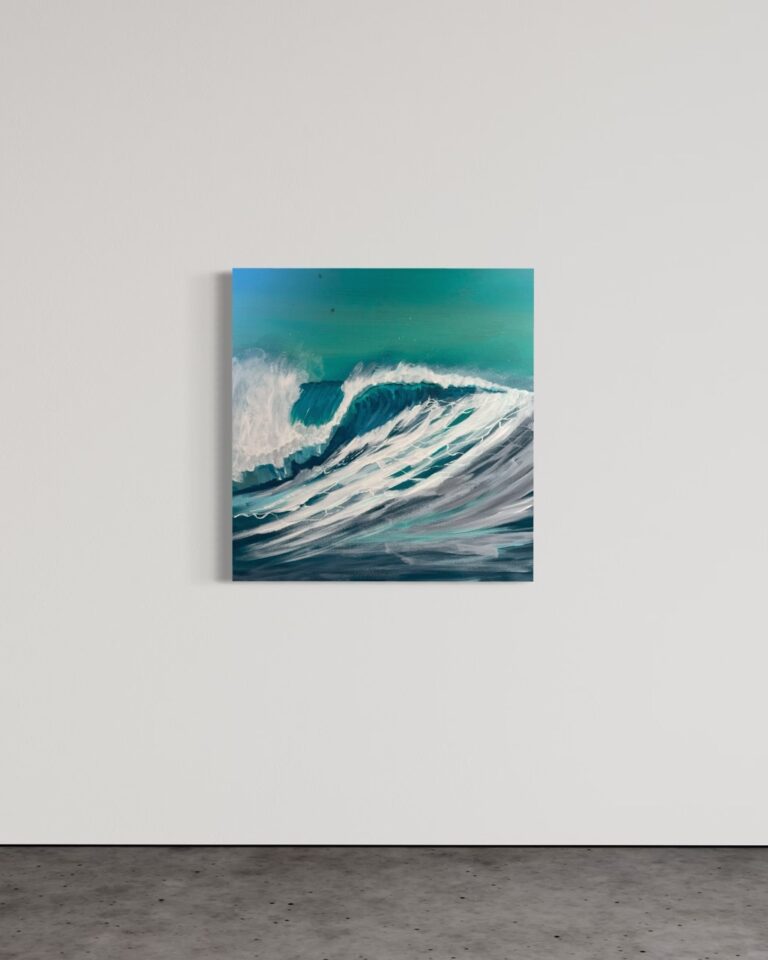 La stanza azzurra ambientata - dimensioni grandi